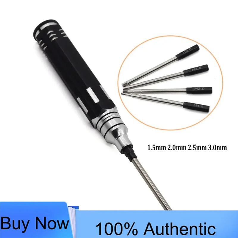 Rc Helicopter Tool Kit - 4-in-1 육각 드라이버 스크루드라이버 세트 1.5-4.0mm