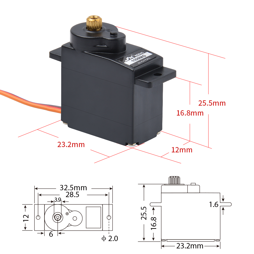 1/2/4 PCS JX 서보 PDI-1109MG 9g  - Rc Helicopter Motor 리뷰 및 가격