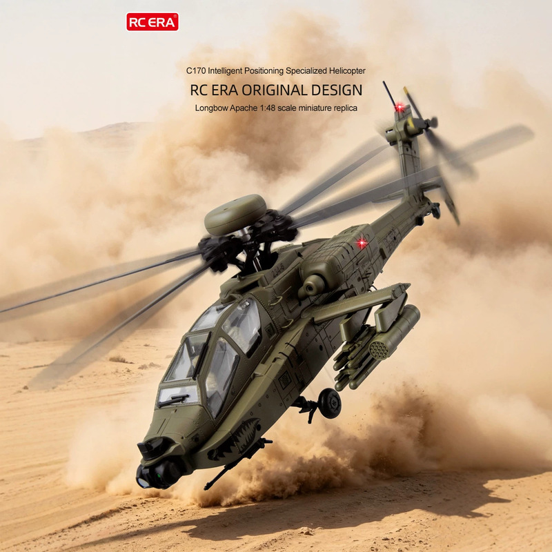 RC 시대 무선 조종 헬리콥터 C170 AH-64D 아 - Rc Helicopter Single Rotor 리뷰 및 가격